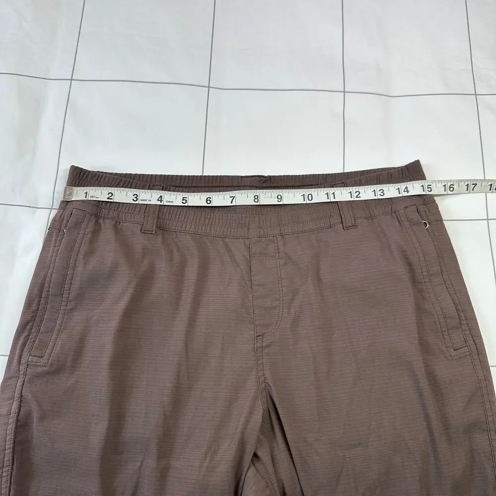Kuhl Haven Pants Women Medium Coffee Brown Nylon Ripstop Hiking Granola Gorpcore